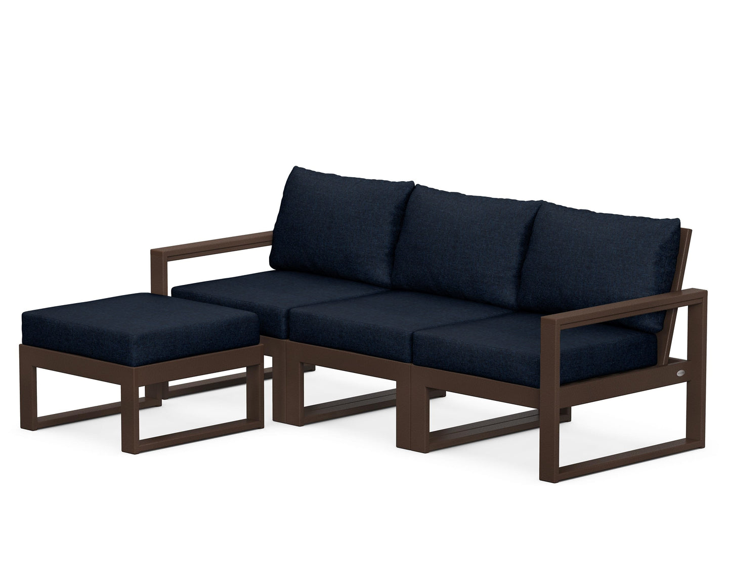 EDGE 4-Piece Modular Deep Seating Set with Ottoman