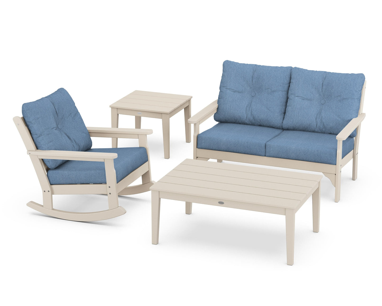 Vineyard 4-Piece Deep Seating Rocker Set