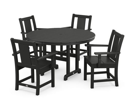 Prairie 5-Piece Round Farmhouse Dining Set