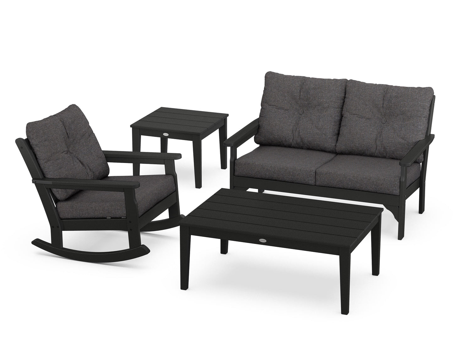 Vineyard 4-Piece Deep Seating Rocker Set