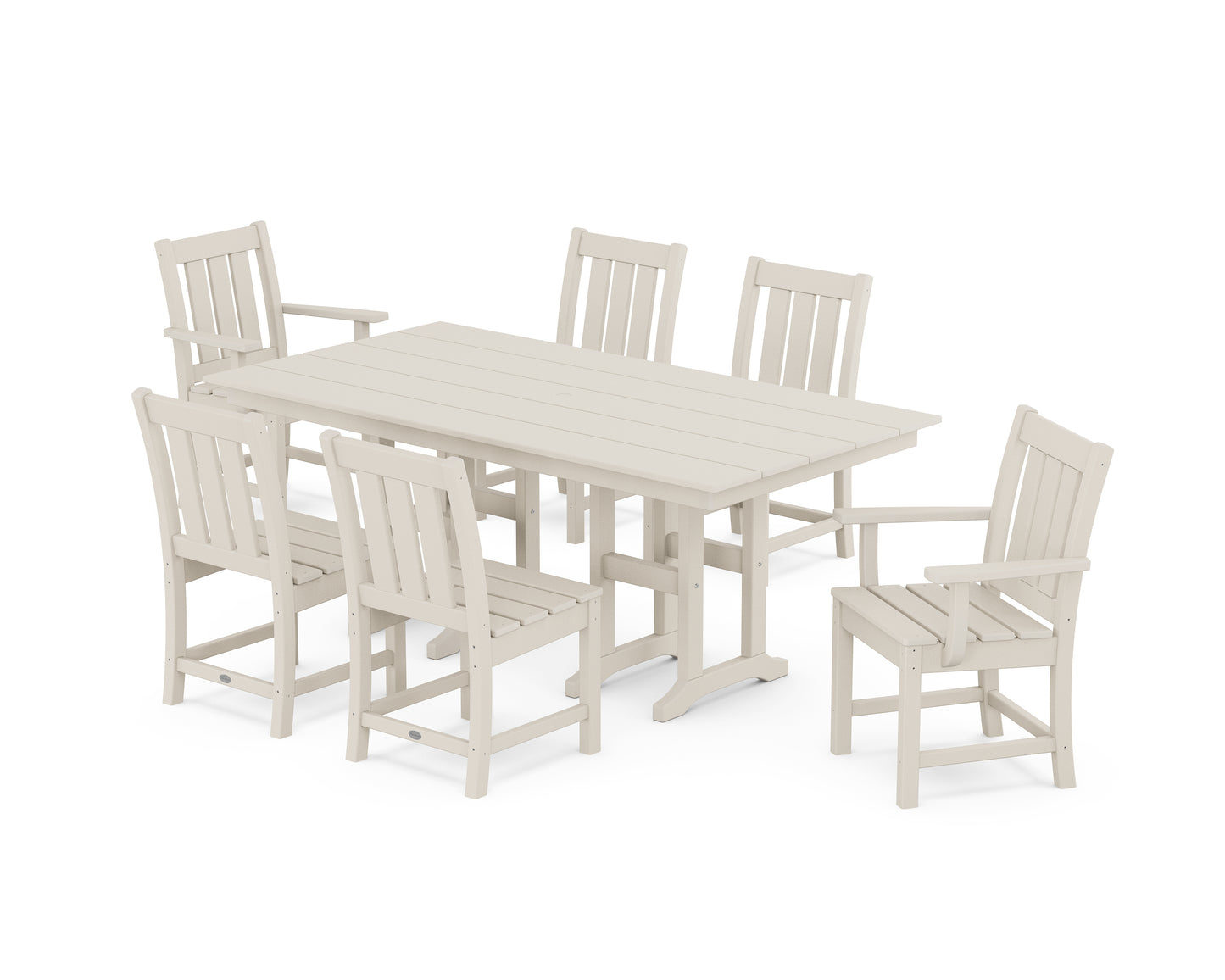 Oxford 7-Piece Farmhouse Dining Set