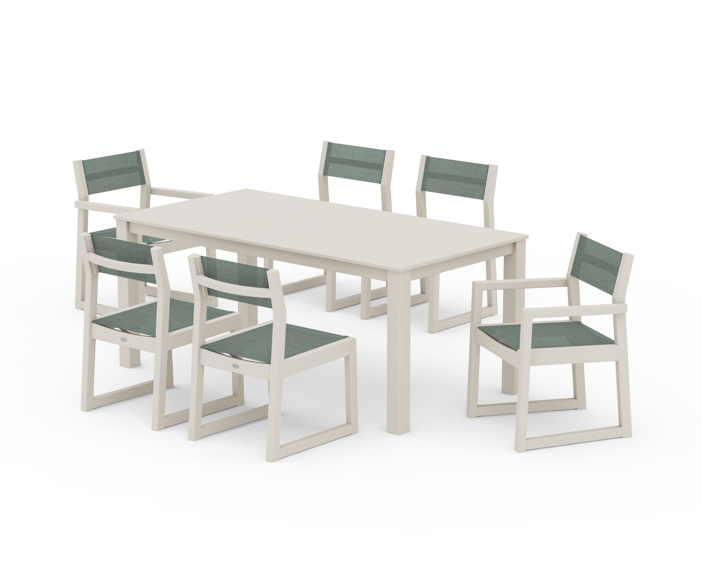 EDGE Sling 7-Piece Parsons Dining Set