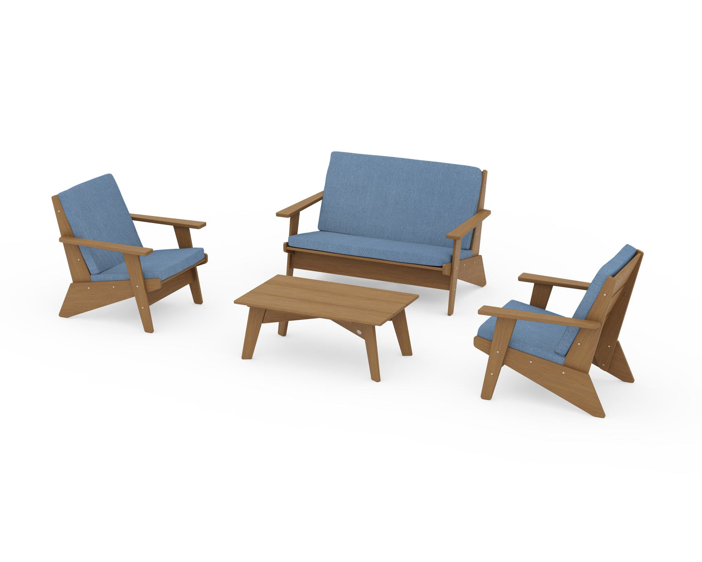 Riviera Modern Lounge 4-Piece Set