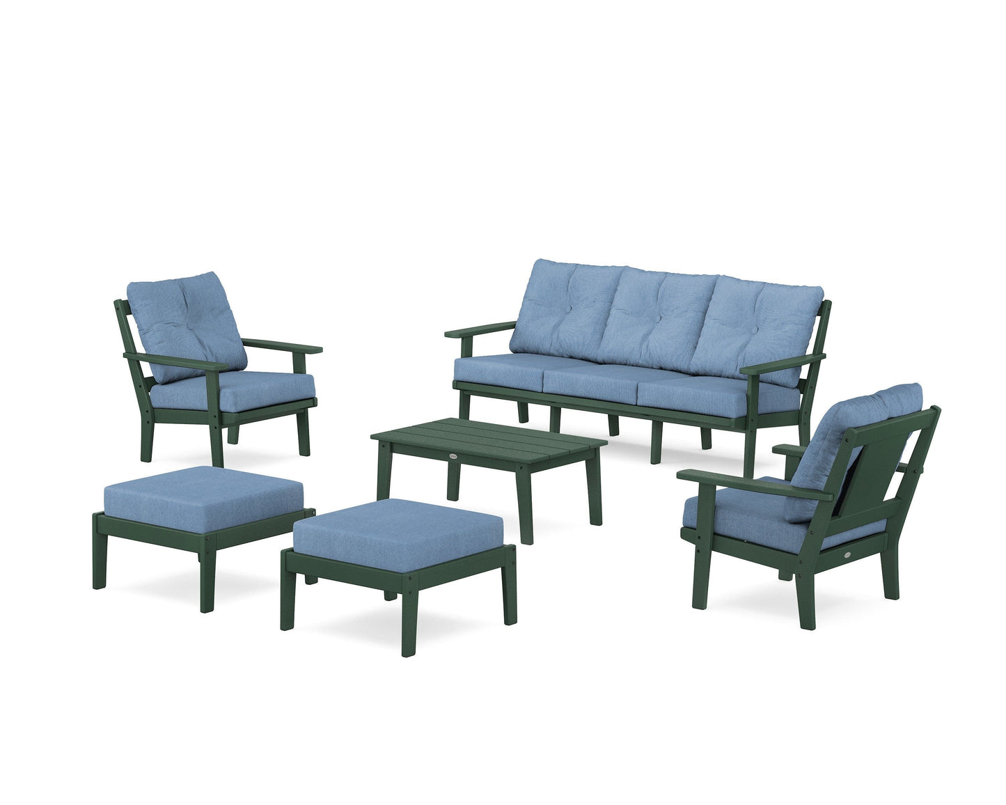 Prairie 6-Piece Lounge Sofa Set