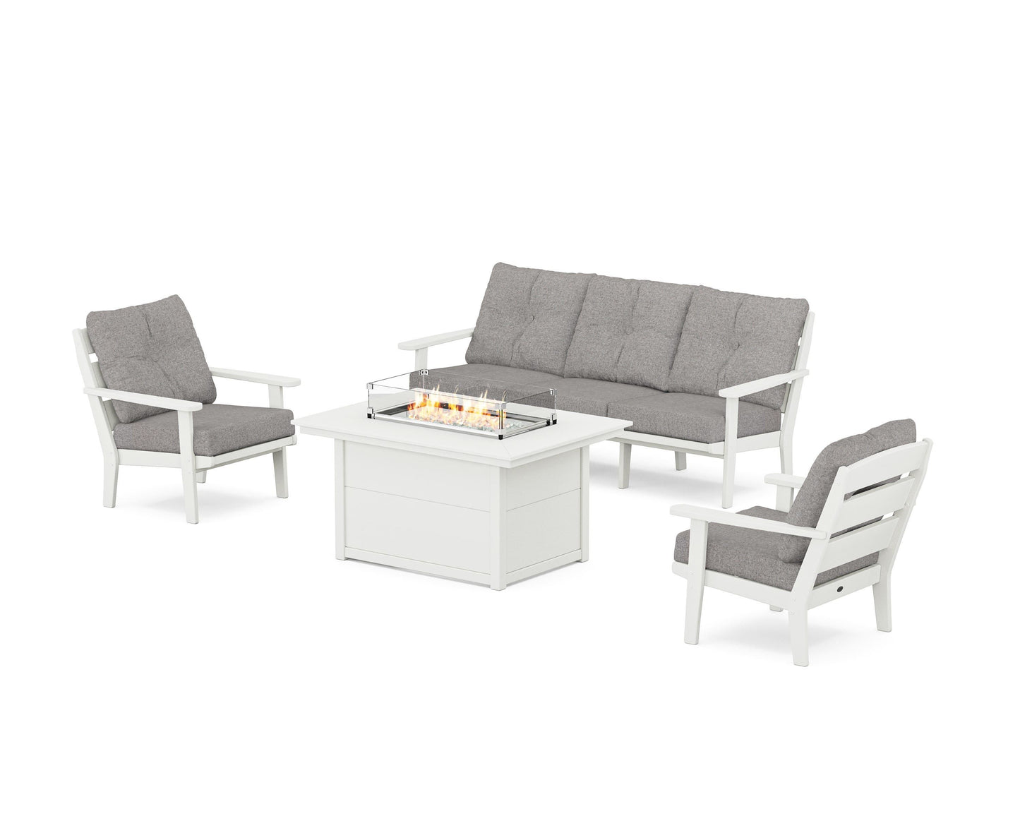 Lakeside Deep Seating Fire Pit Table Set