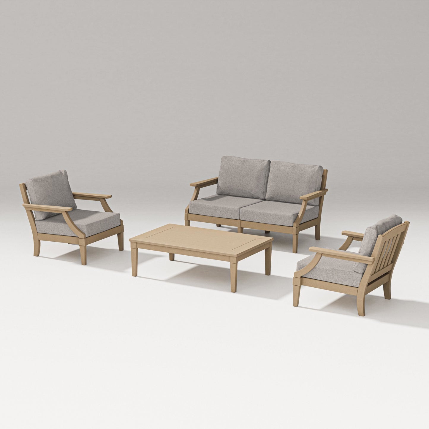 Estate Lounge 4-Piece Loveseat Set