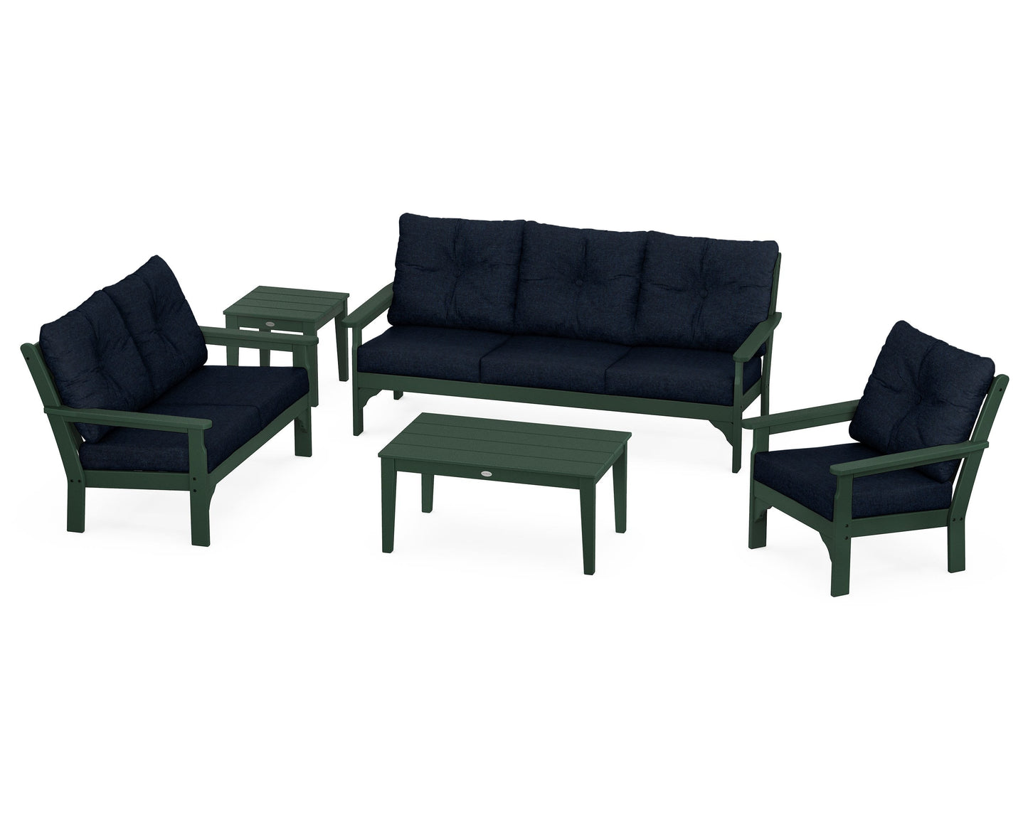 Vineyard 5 Piece Deep Seating Set