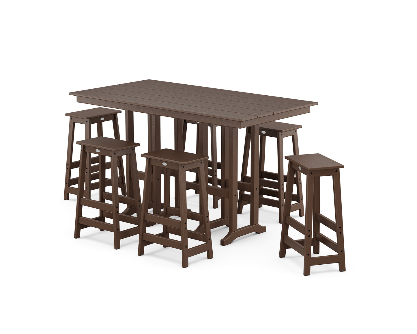 Modern Studio Bar Stool 7-Piece Set