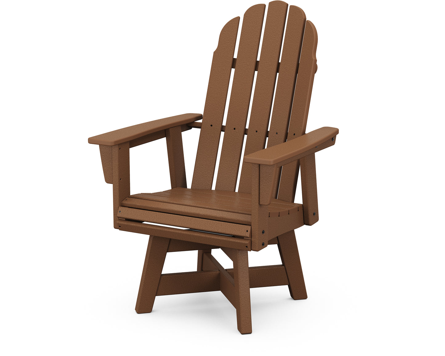 Vineyard Curveback Adirondack Swivel Dining Chair