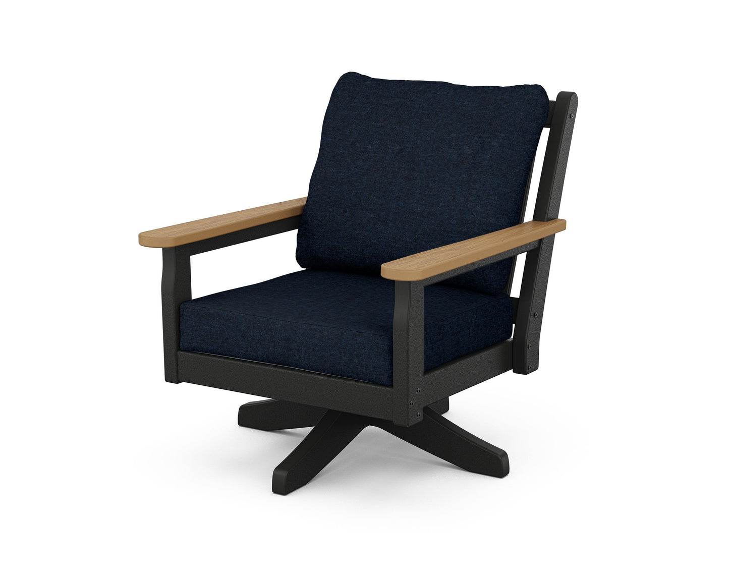 Chippendale Deep Seating Swivel Chair