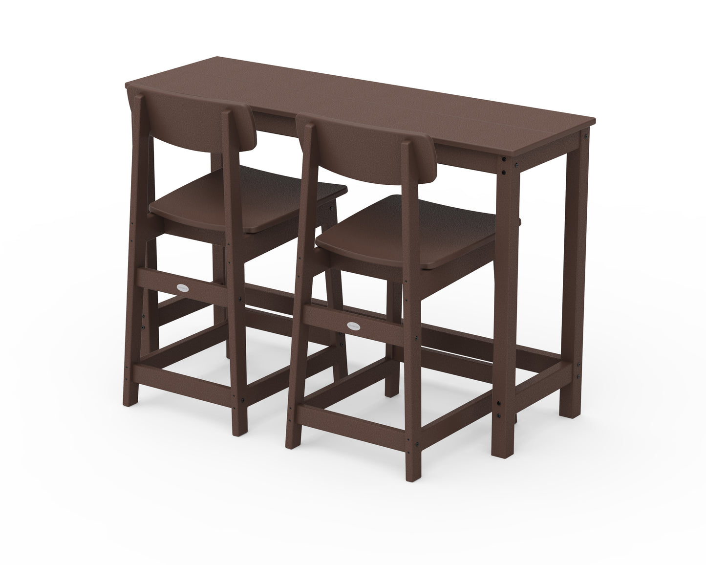 Modern Studio Urban Counter Chair 3-Piece Balcony Set