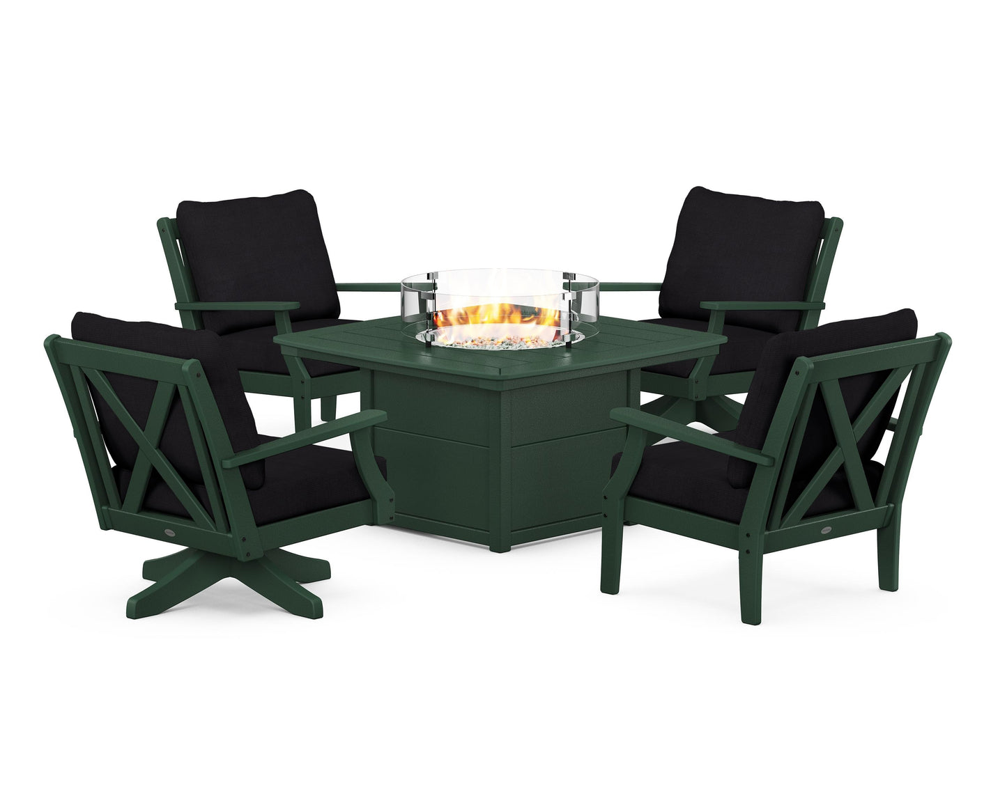 Braxton 5-Piece Deep Seating Set with Fire Table