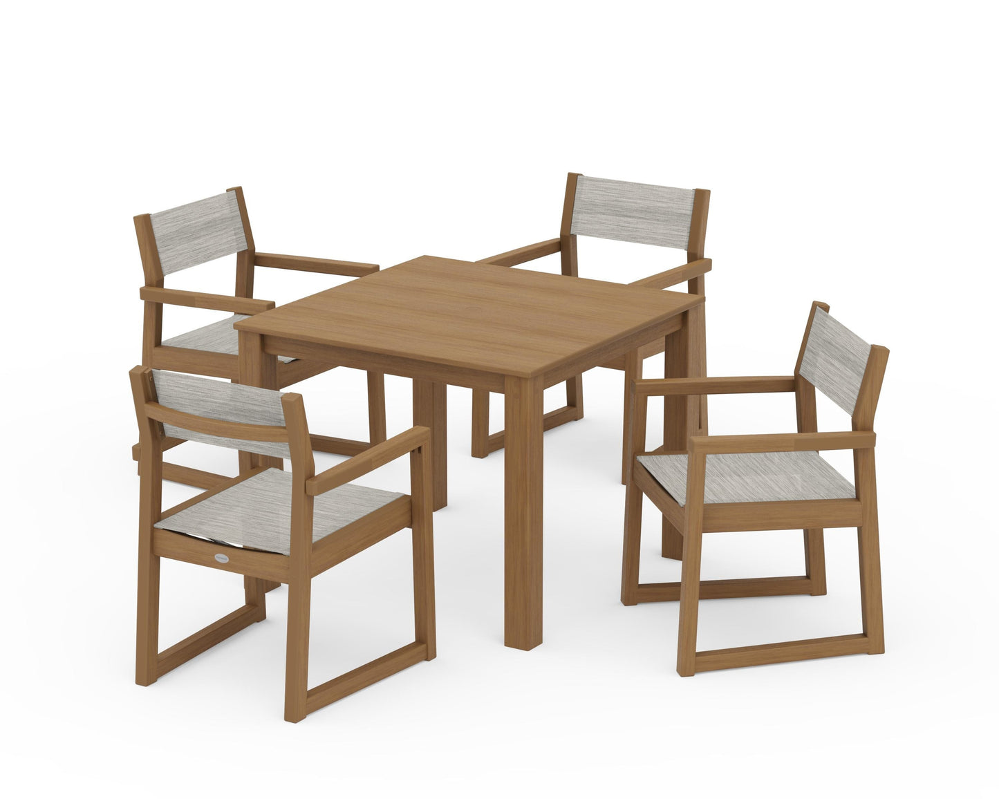 EDGE Sling Arm Chair 5-Piece Parsons Dining Set