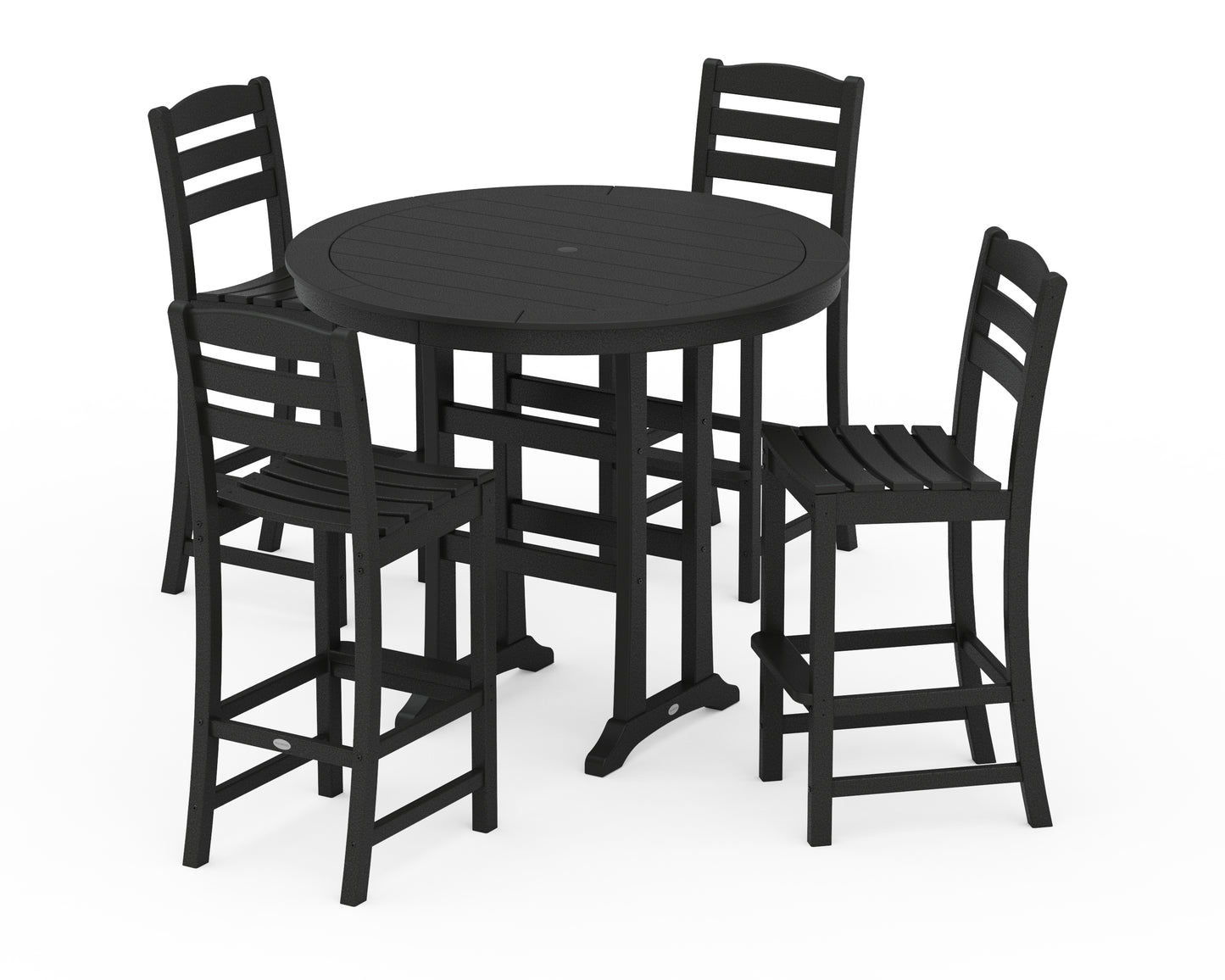 La Casa CafÃ© 5-Piece Side Chair Bar Dining Set