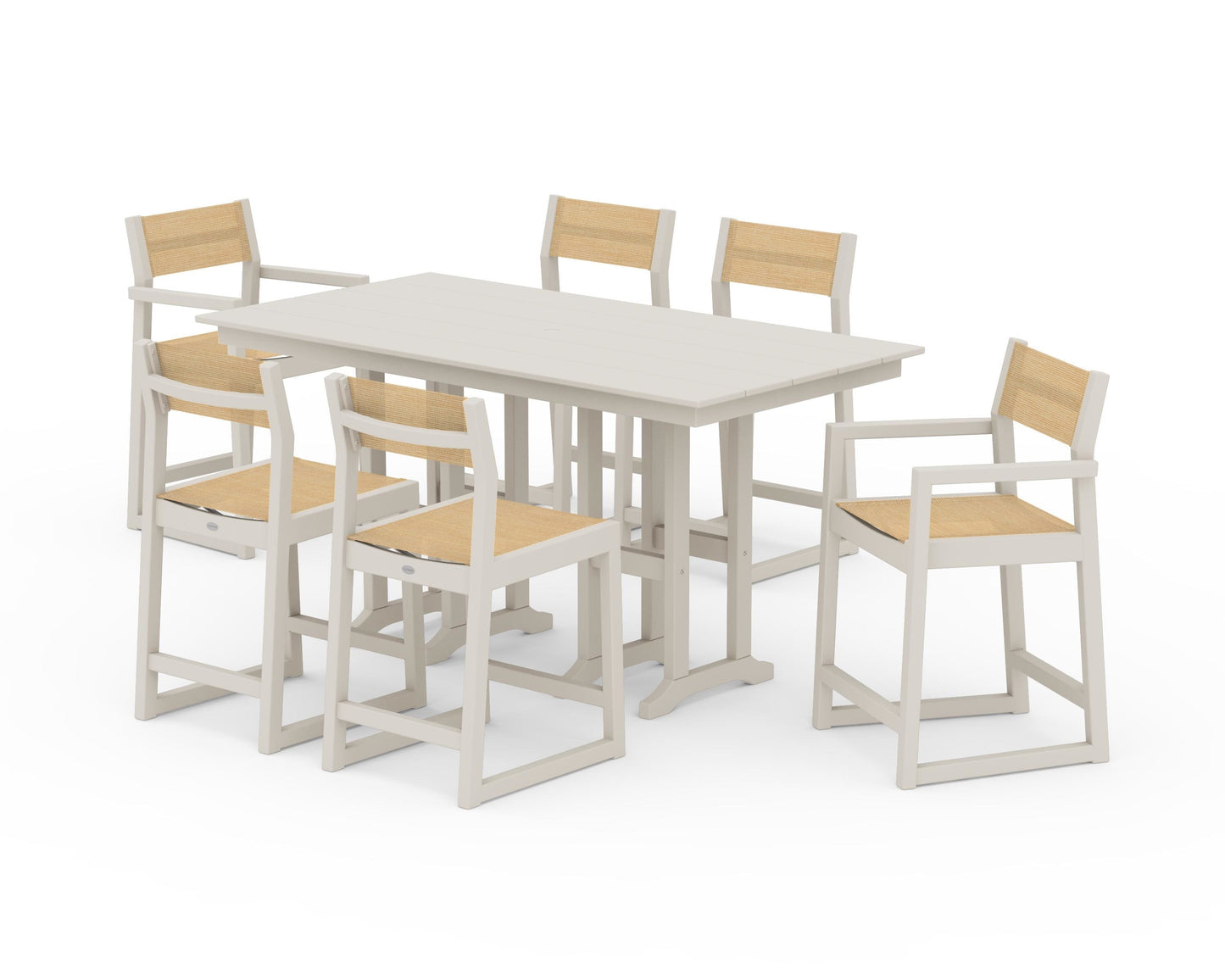 EDGE Sling 7-Piece Farmhouse Counter Set