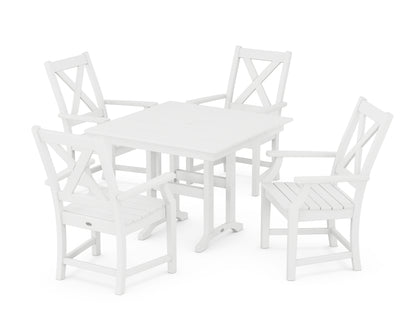Braxton 5-Piece Farmhouse Dining Set