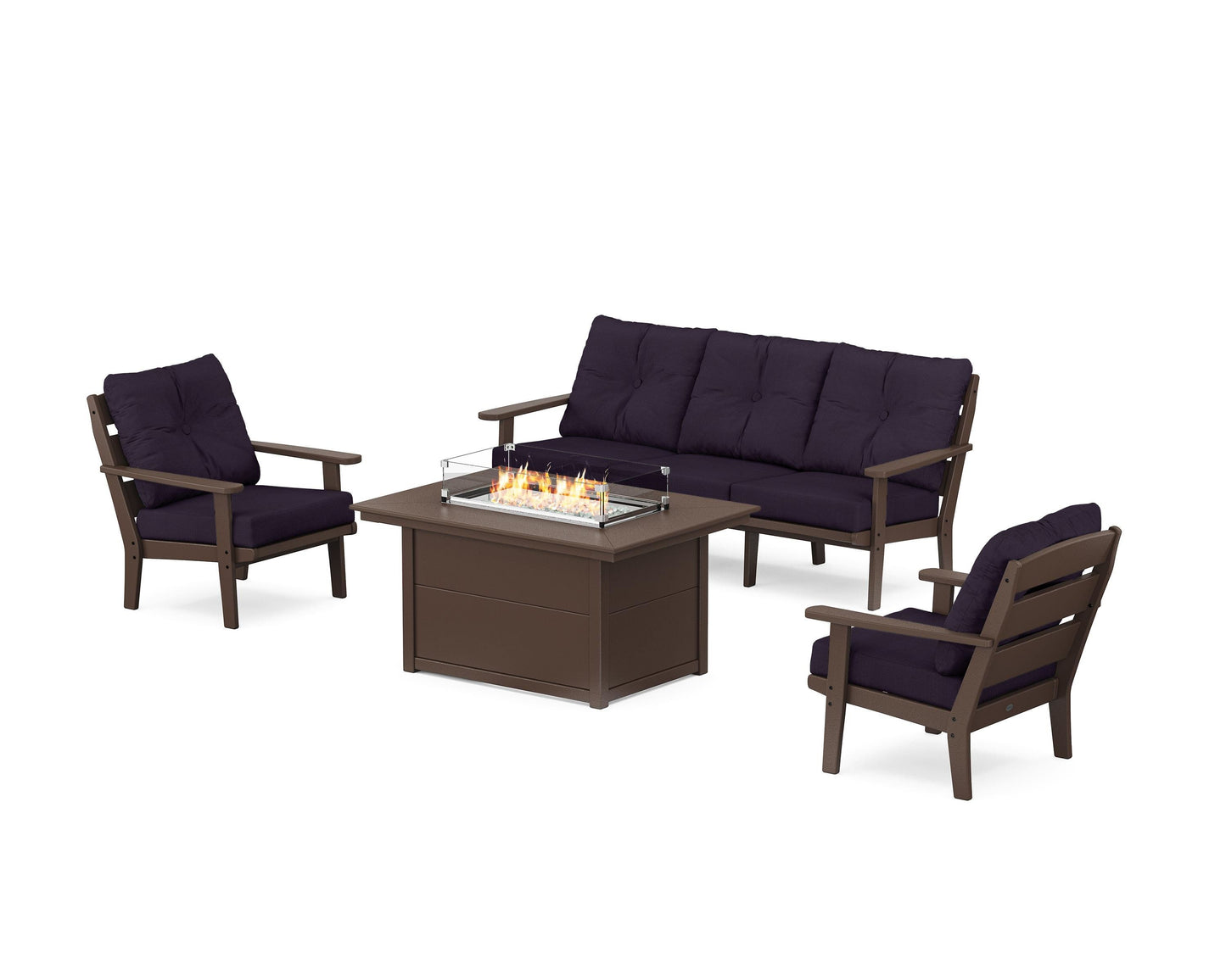 Lakeside Deep Seating Fire Pit Table Set