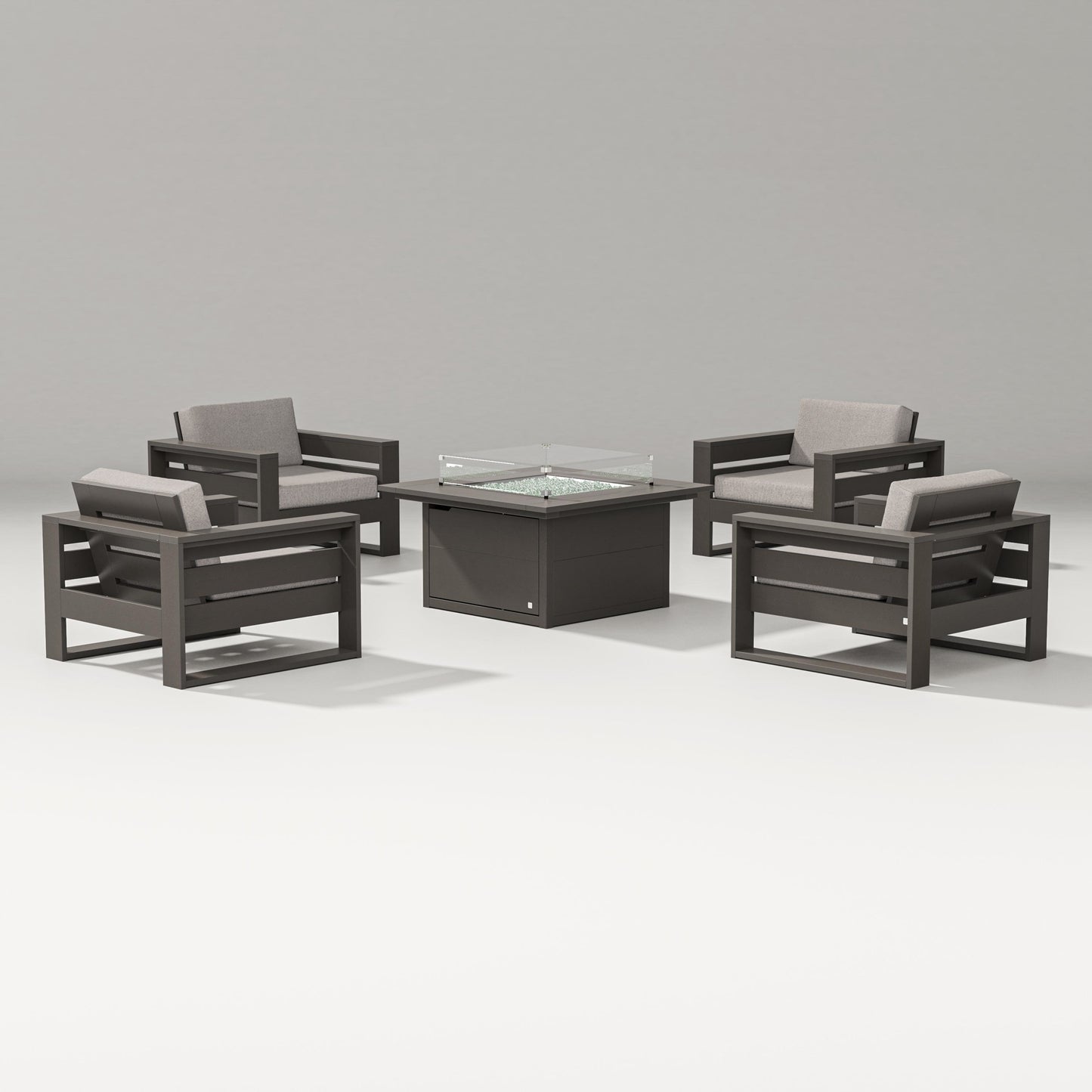 Latitude 5-Piece Lounge Fire Table Set