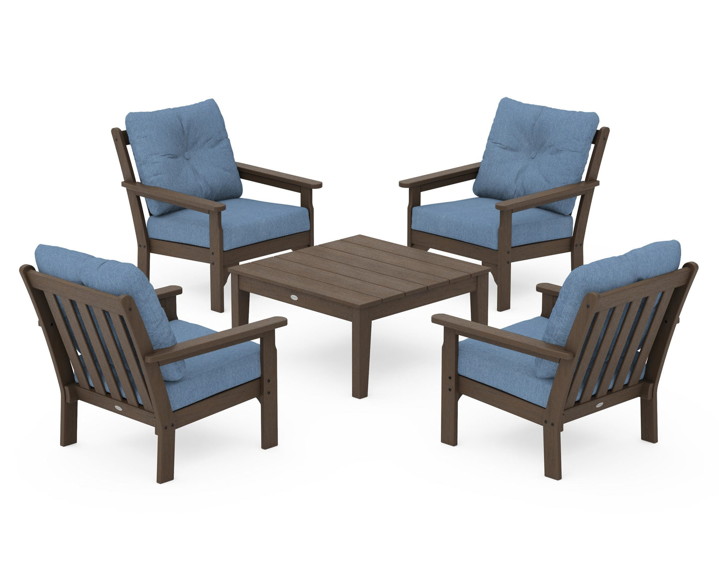 Vineyard 5-Piece Deep Seating Conversation Set