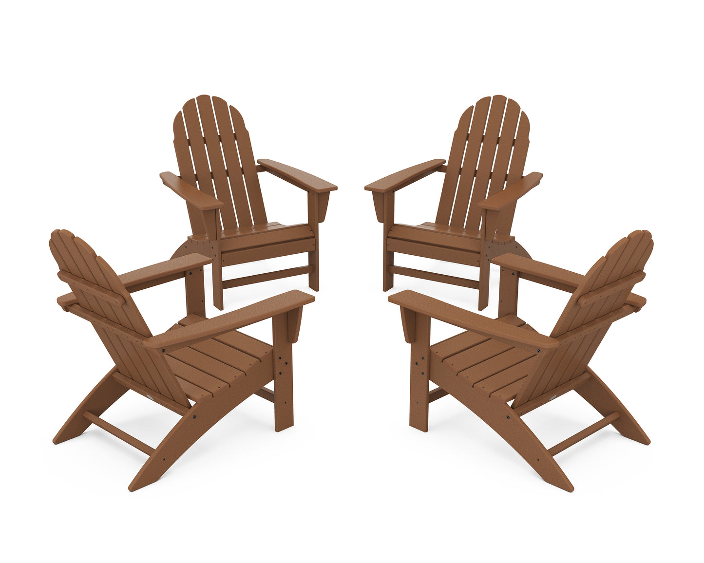 Vineyard 4-Piece Adirondack Conversation Set