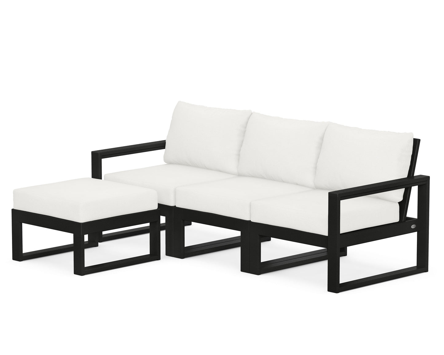 EDGE 4-Piece Modular Deep Seating Set with Ottoman