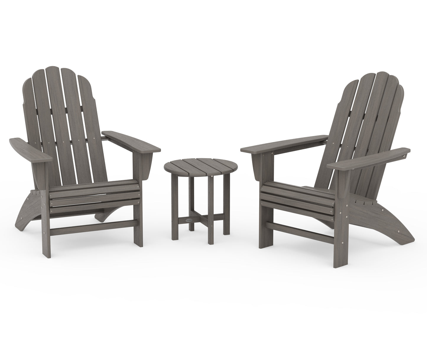 Vineyard 3-Piece Curveback Adirondack Set