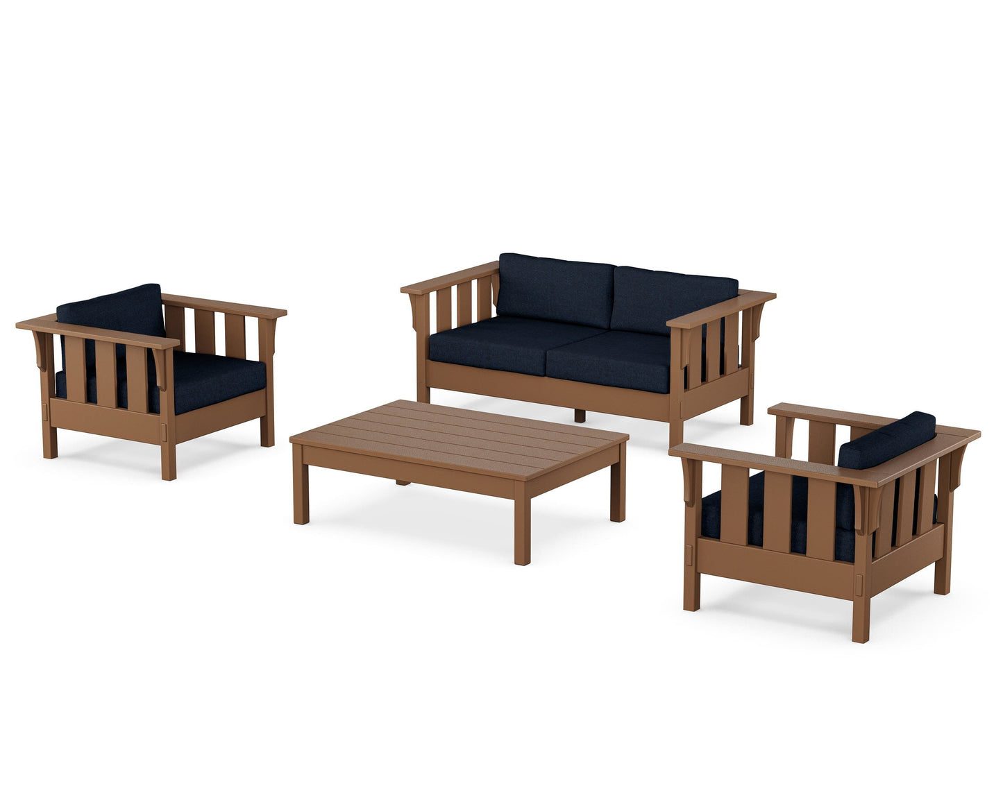 Acadia 4-Piece Deep Seating Set with Loveseat