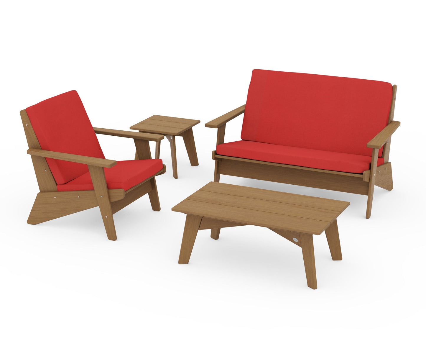 Riviera Modern Lounge 4-Piece Set