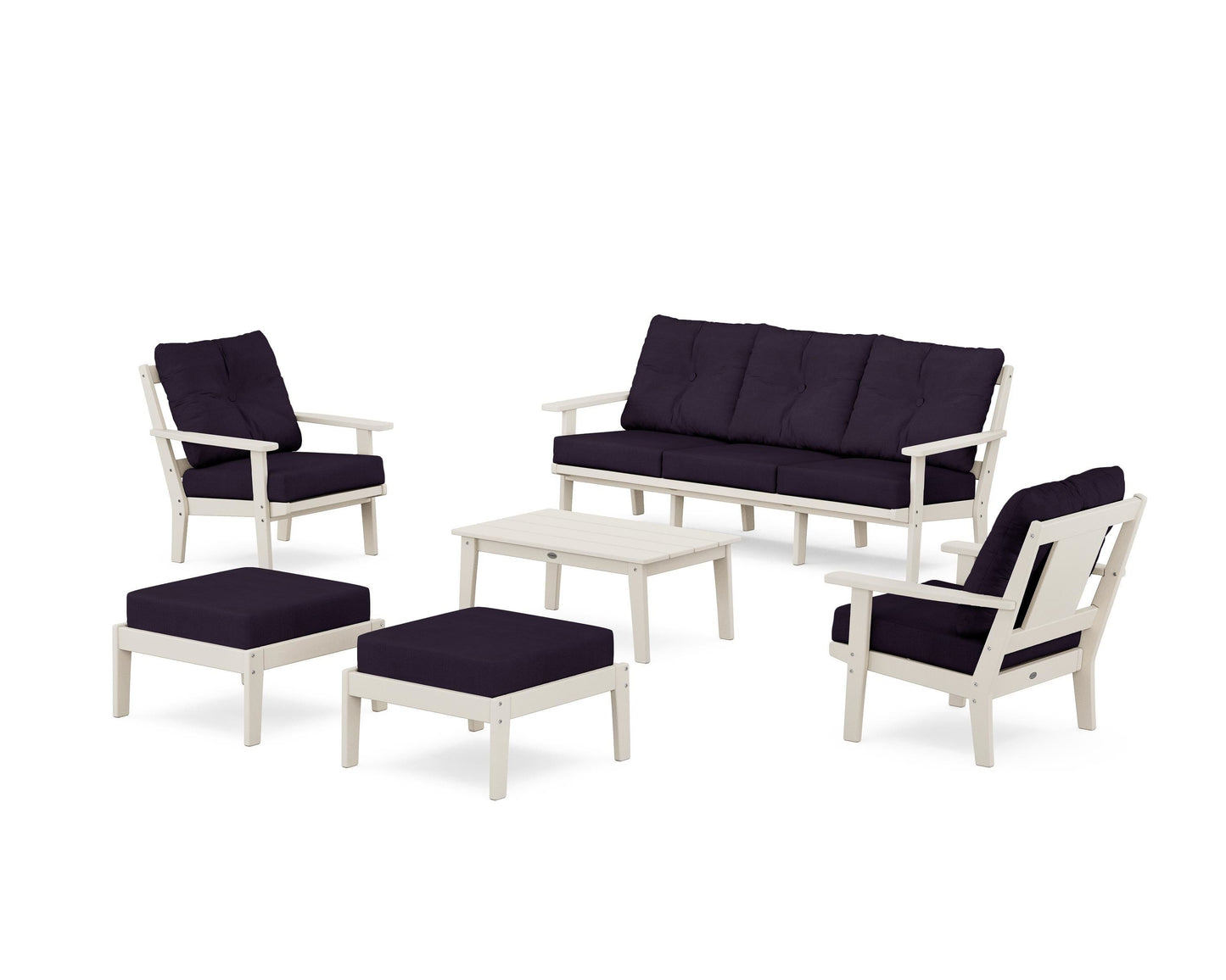 Prairie 6-Piece Lounge Sofa Set