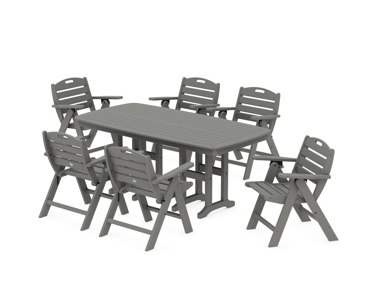Nautical Lowback 7-Piece Dining Set