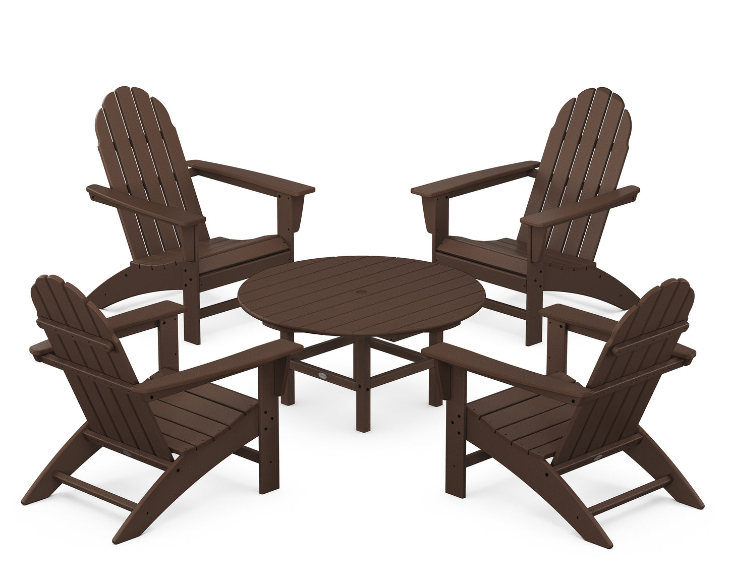 Vineyard 5-Piece Adirondack Chair Conversation Set
