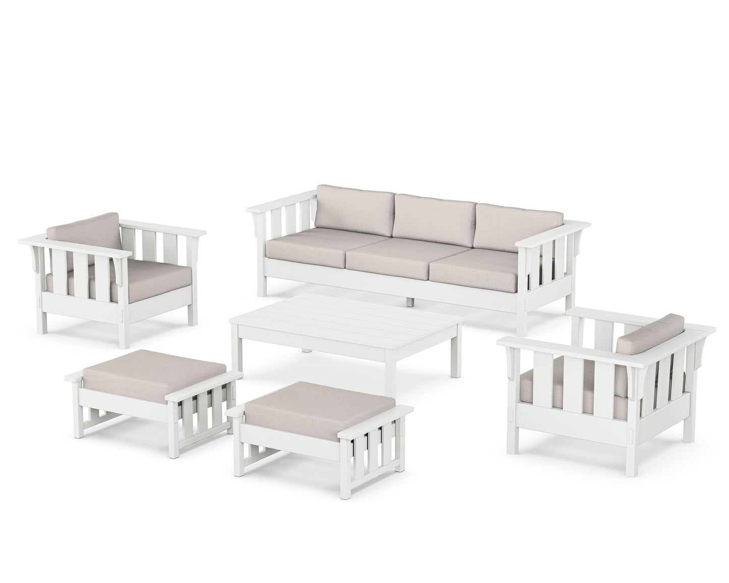 Acadia 6-Piece Lounge Sofa Set