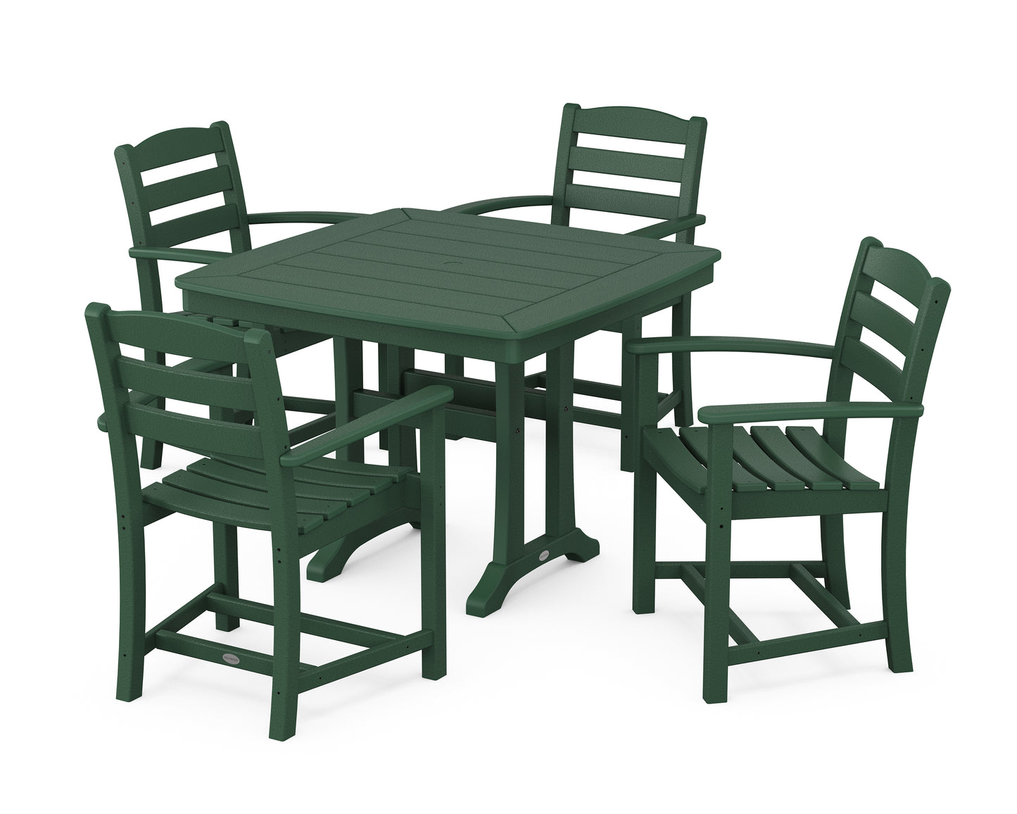 La Casa CafÃ© 5-Piece Dining Set with Trestle Legs