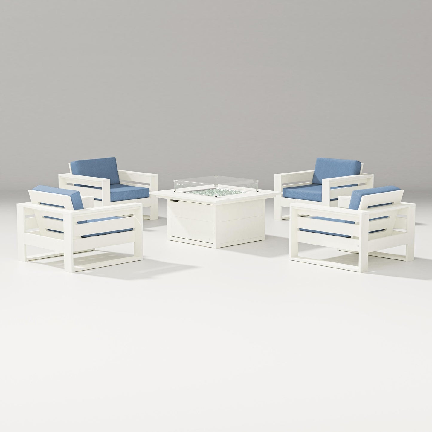 Latitude 5-Piece Lounge Fire Table Set