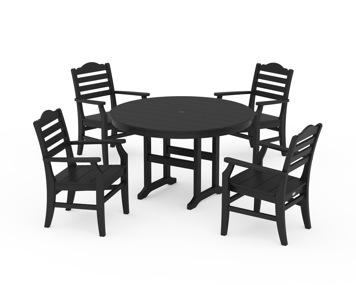 Savannah 5-Piece Round Farmhouse Dining Set