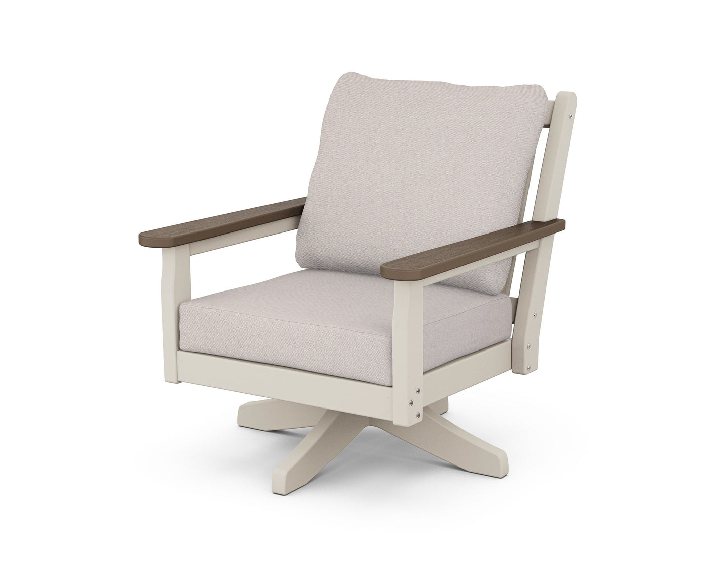Chippendale Deep Seating Swivel Chair