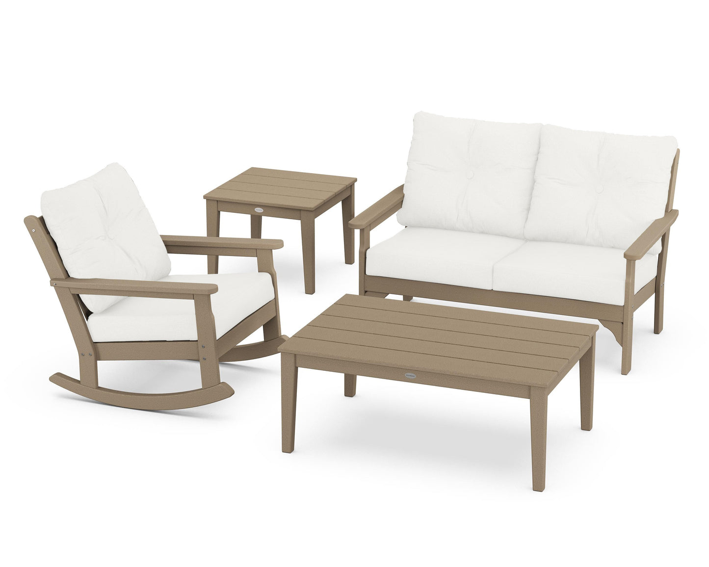 Vineyard 4-Piece Deep Seating Rocker Set