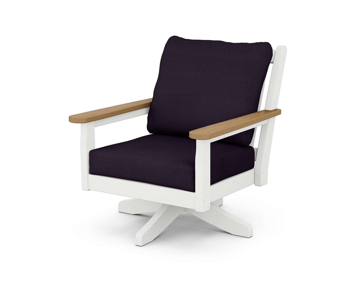Chippendale Deep Seating Swivel Chair