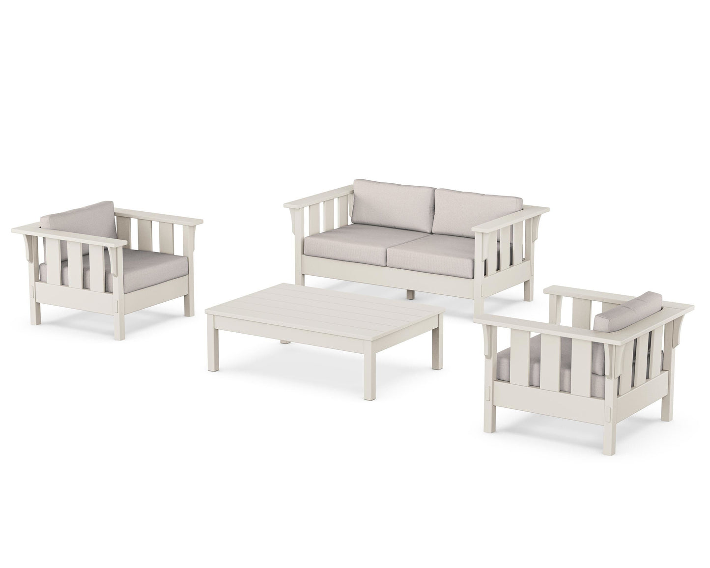 Acadia 4-Piece Deep Seating Set with Loveseat