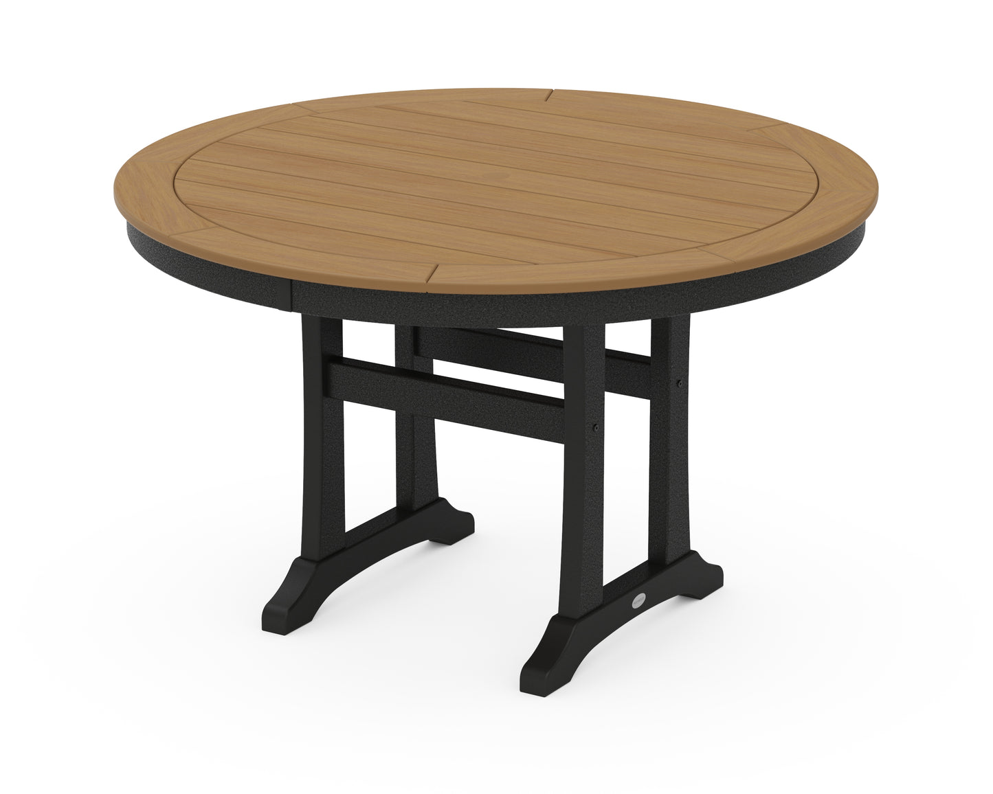 Nautical Trestle 48" Round Dining Table