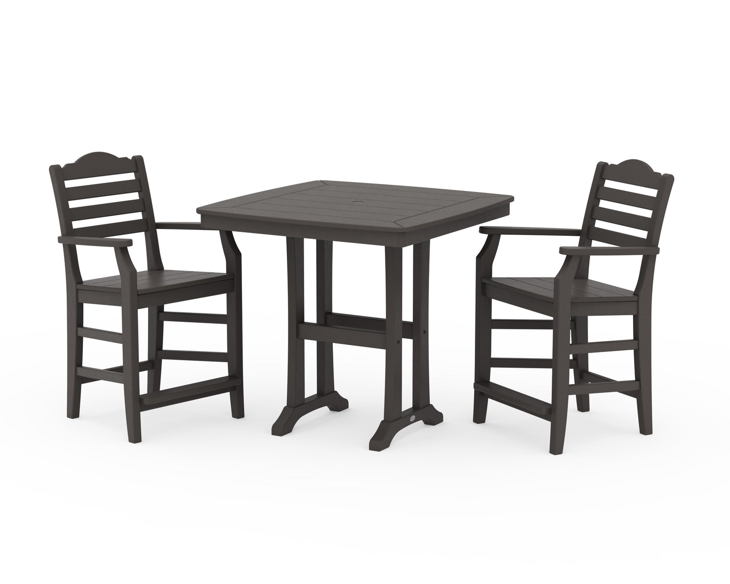 Savannah 3-Piece Counter Set with Trestle Legs