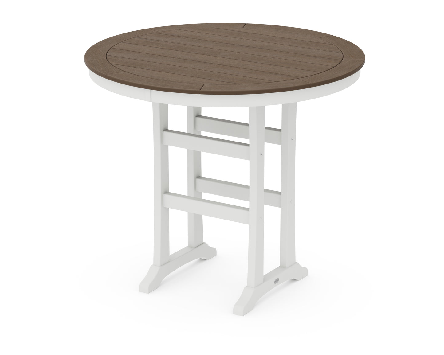 Nautical Trestle 48" Round Bar Table