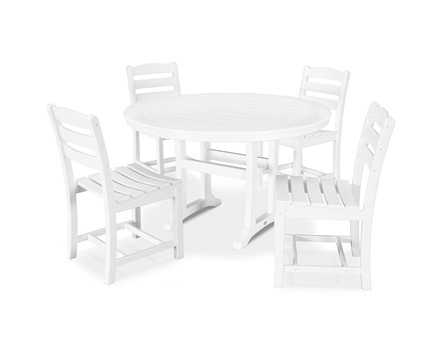 La Casa Caf‚ 5-Piece Side Chair Dining Set