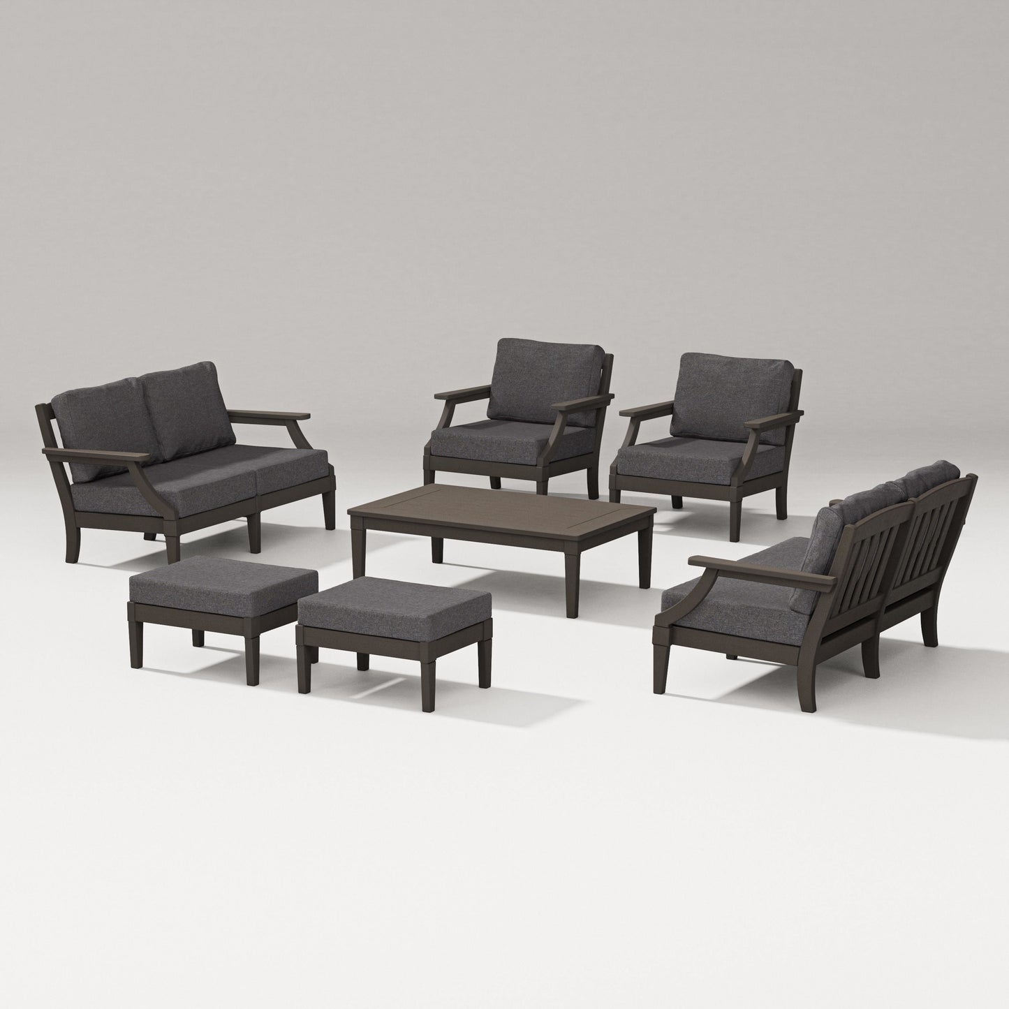 Estate 7-Piece Lounge Loveseat Set