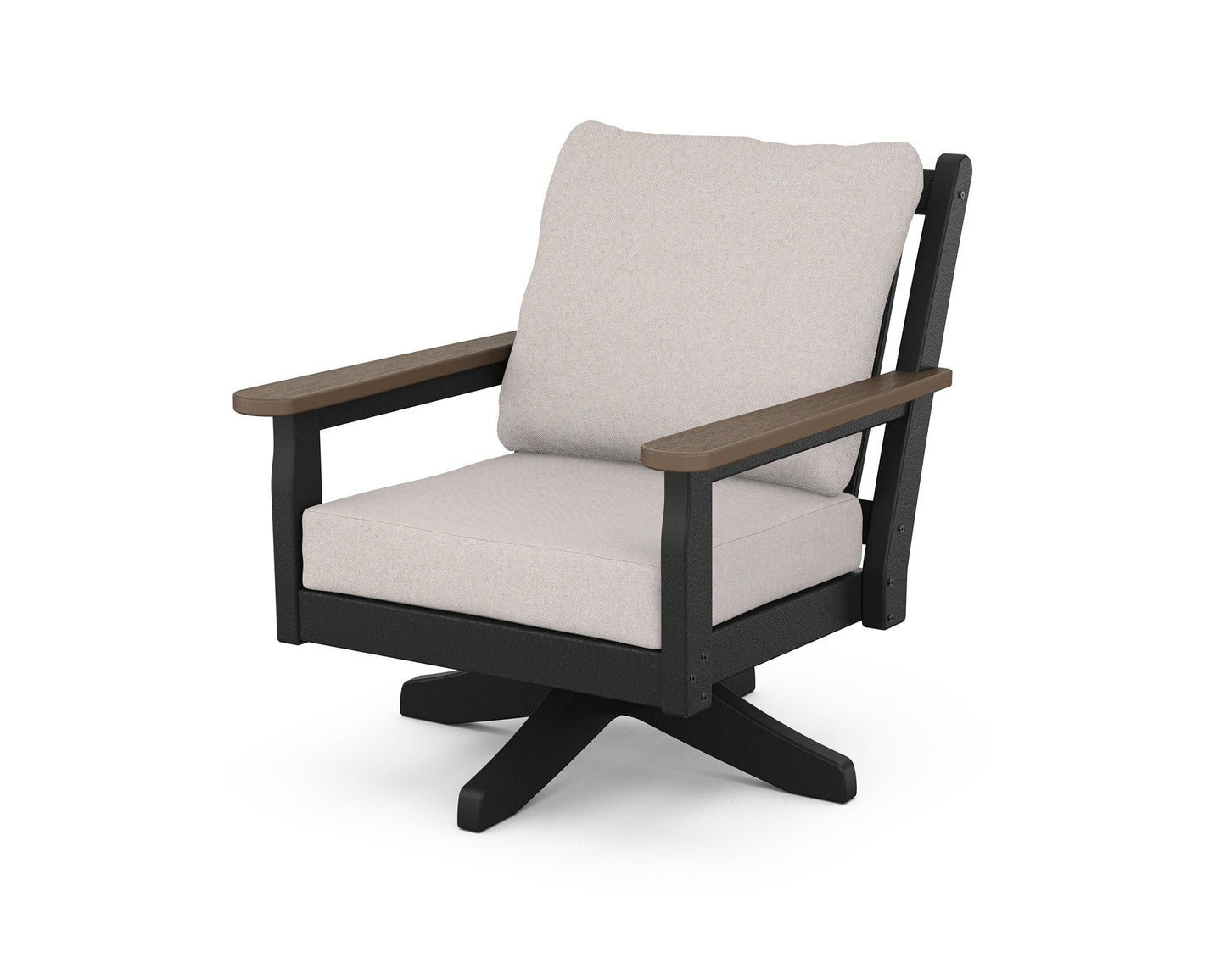 Chippendale Deep Seating Swivel Chair