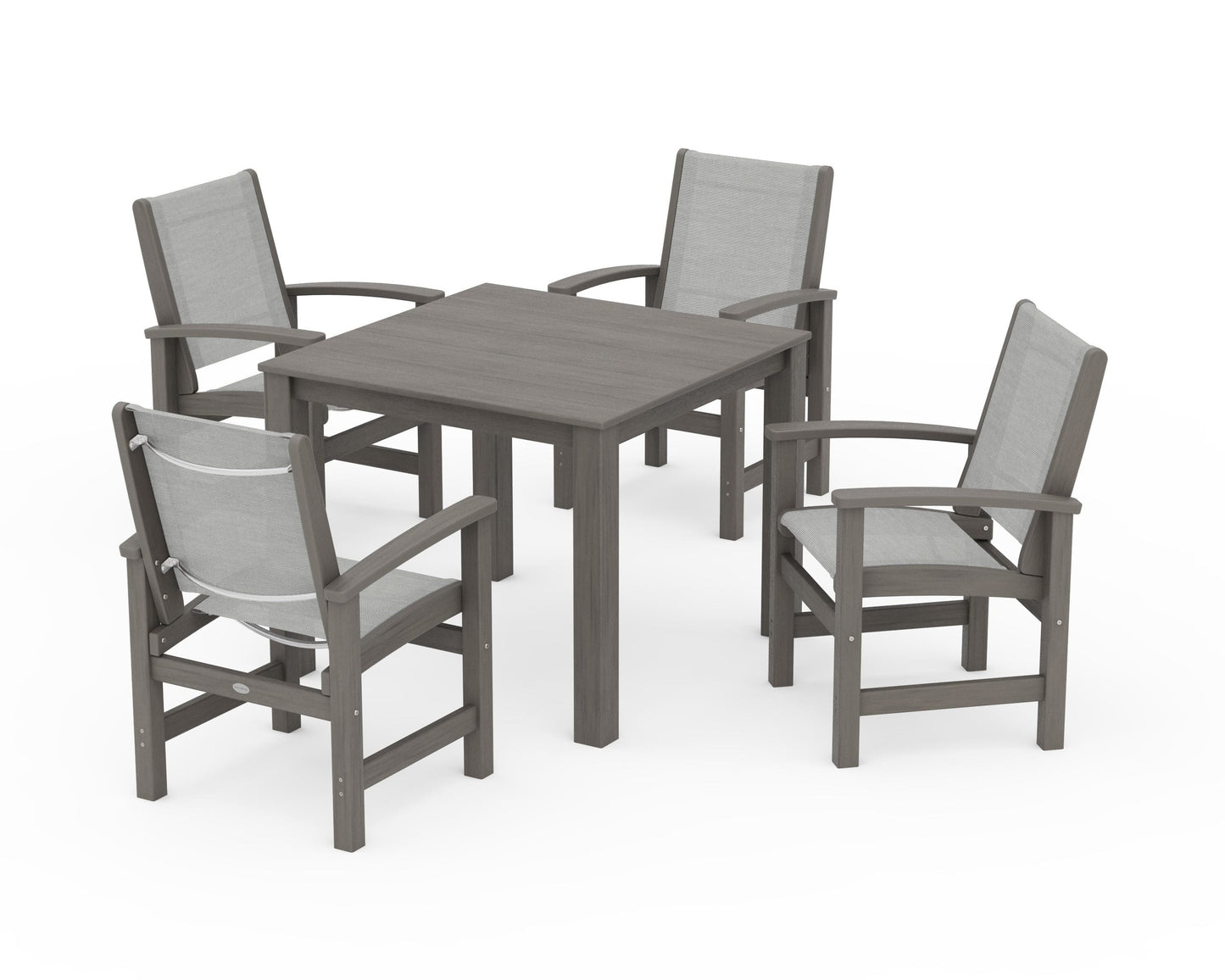 Coastal 5-Piece Parsons Dining Set