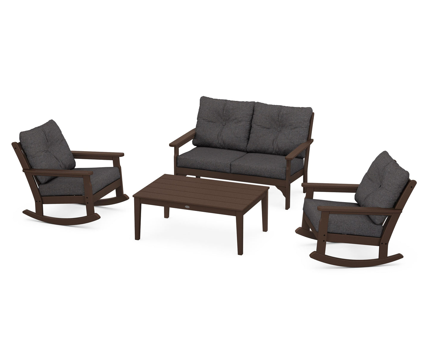 Vineyard 4-Piece Deep Seating Rocking Chair Set