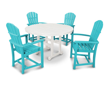 Palm Coast 5-Piece Round Farmhouse Dining Set