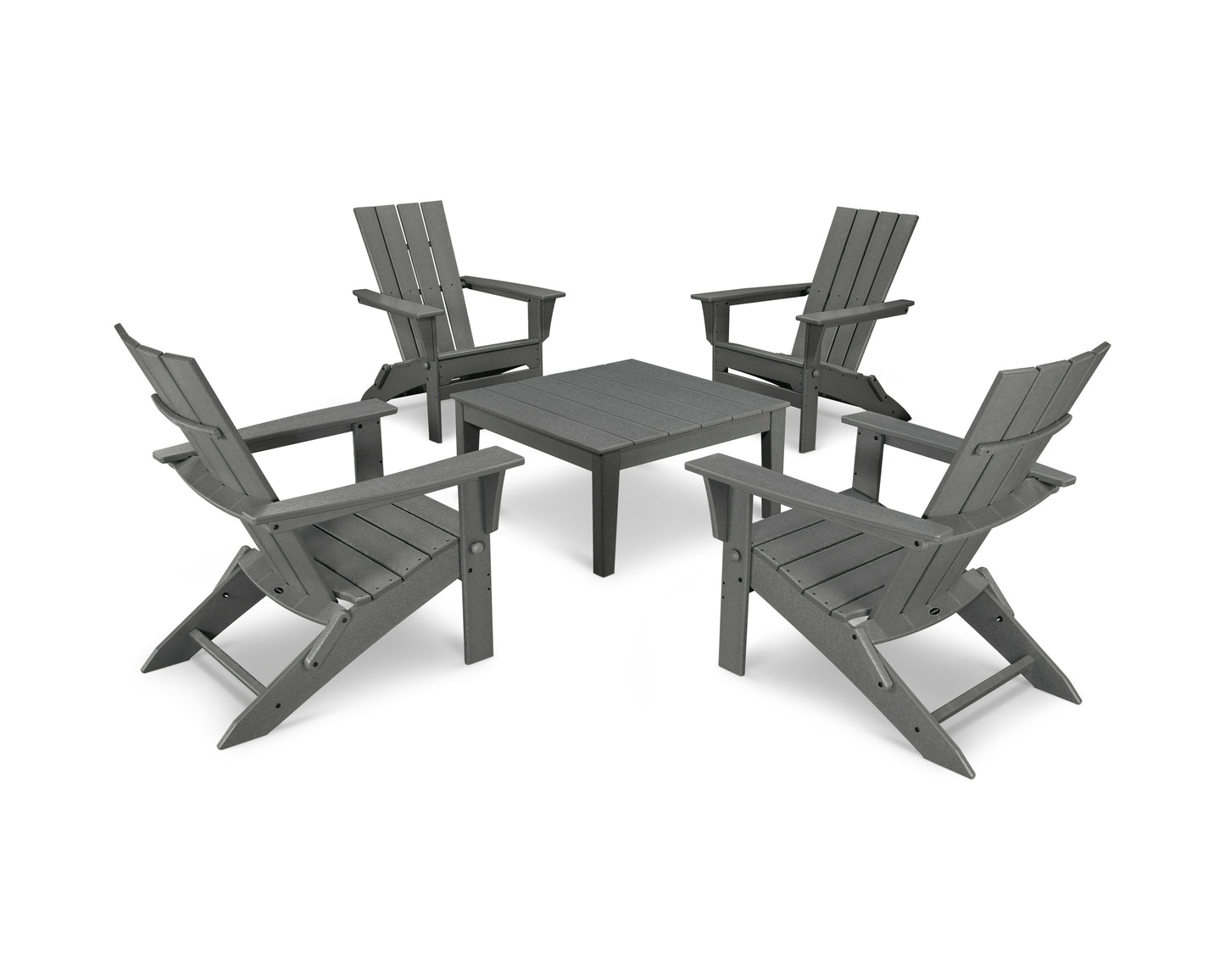 Quattro Folding Chair 5-Piece Conversation Set