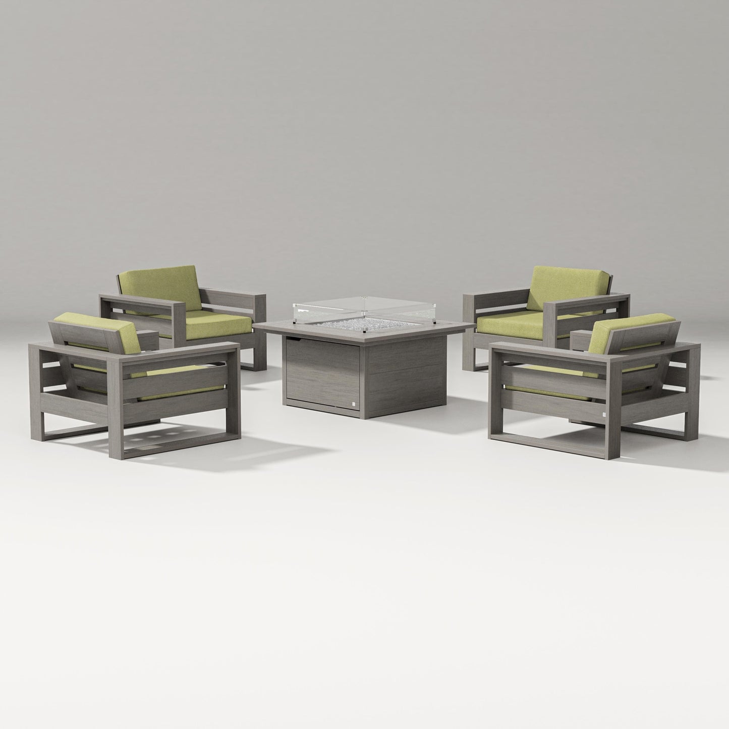 Latitude 5-Piece Lounge Fire Table Set